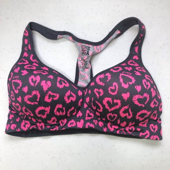 pink yoga bra
